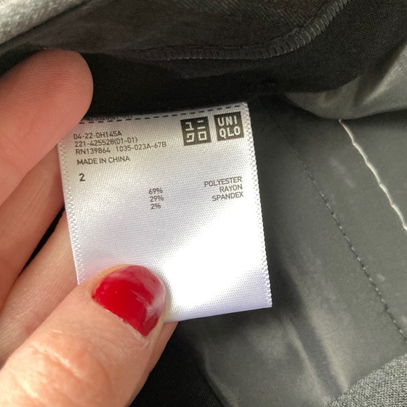 NWOT Uniqlo Grey Business Pants Size 2 - Picture 14 of 16
